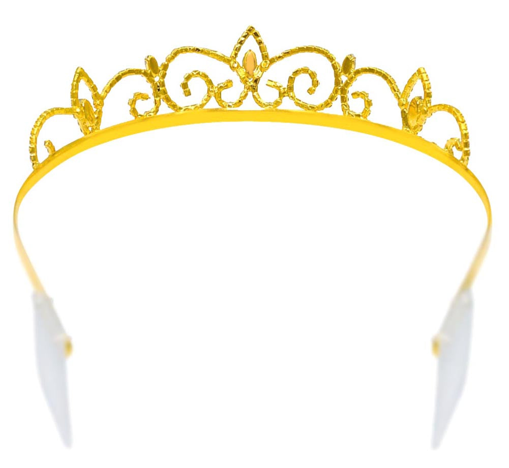 #16232G - Royal Regent Tiara with Combs - Gold Plated