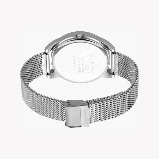 Esprit Men's Silver Stainless Steel Watch, Silver Dial | Es1gq1m0025