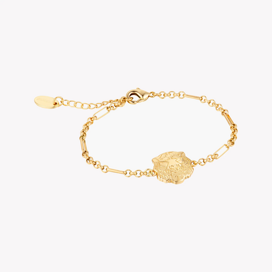 Just Cavalli Women's Gold Watch, Dark Green Dial | Jc1l334m0065